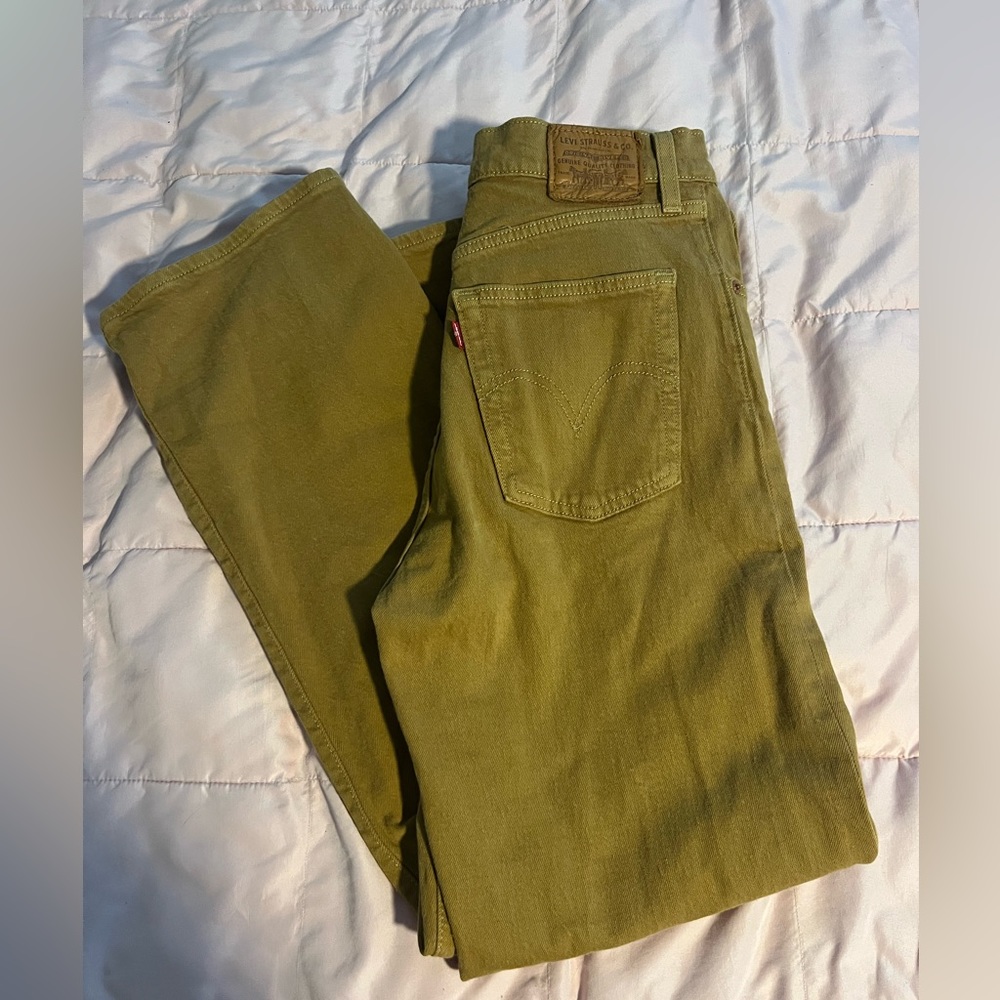 tan rib cage straight Levi’s